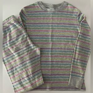 Cherokee Multicolor Striped Pajama Set